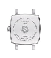Tissot T0581091104101 Lovely Square 20mm Blue Dial Stainless Steel Women’s Watch - mzwatcheslk srilanka