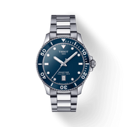 Tissot T1204101104100 Seastar 1000 40mm Blue Dial Stainless Steel Bracelet Men's Watch - mzwatcheslk srilanka