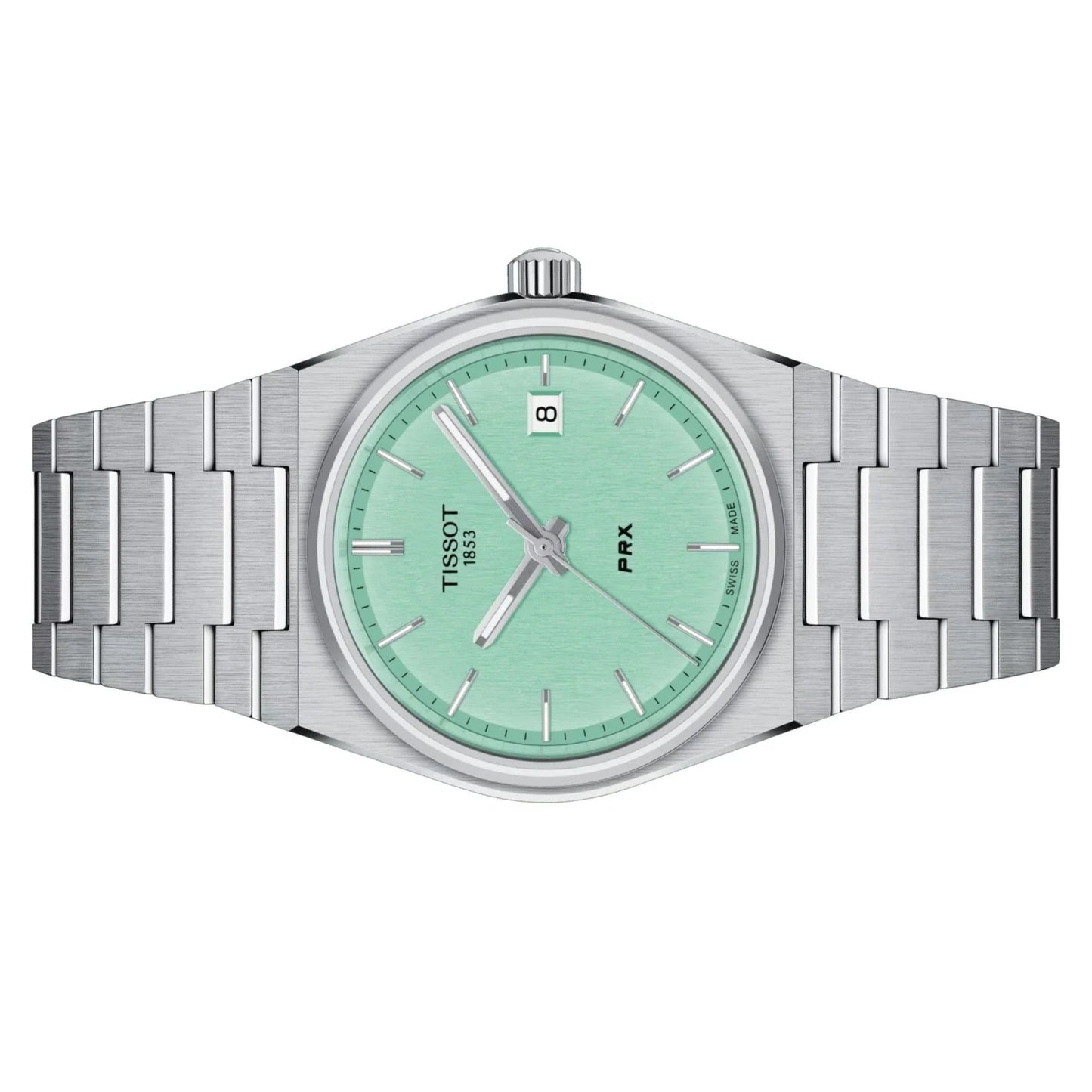 Tissot T1372101109100 PRX Quartz 35mm Mint Green Dial Stainless Steel Women's Watch