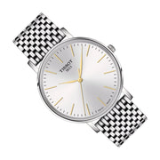 Tissot T1434101101101 Everytime Quartz Gent 40mm Silver Dial Stainless Steel Men's Watch - mzwatcheslk srilanka