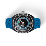 Tissot T1454079705701 Sideral S Powermatic 80 41mm Black Dial Blue Rubber Strap Men's Watch