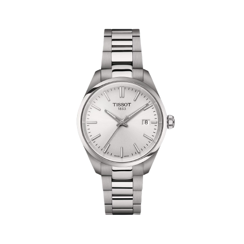 Tissot  T1502101103100 PR 100 Quartz 34mm Silver Dial Stainless Steel Women’s Watch