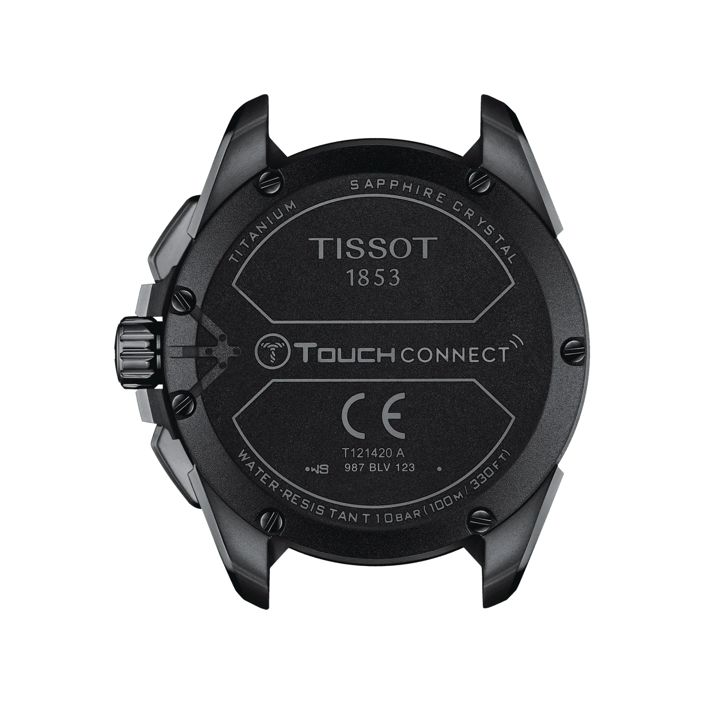 Tissot T1214204705104 T Touch Connect Solar Black Silicone Strap Men's Watch