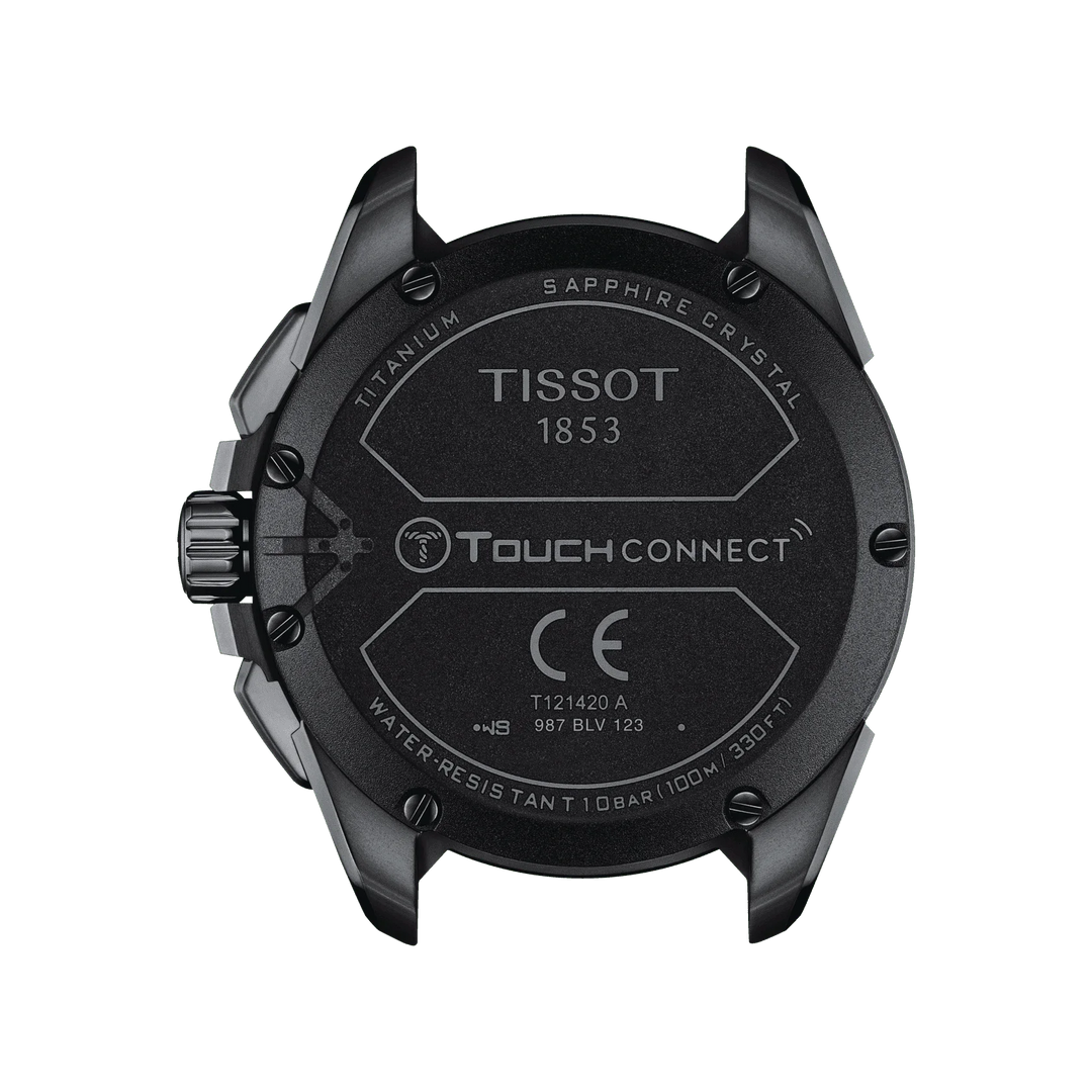 Tissot T1214204705104 T Touch Connect Solar Black Silicone Strap Men's Watch