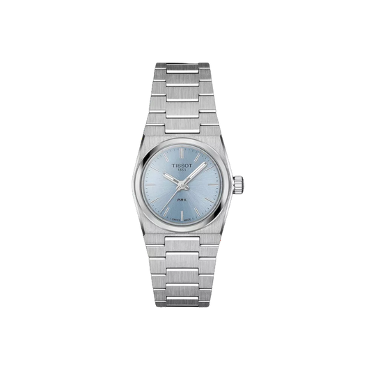 Tissot T1370101135100 PRX 25mm Ice Blue Dial Stainless Steel Bracelet  Women's Watch