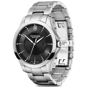 Victorinox Swiss Army241909 Alliance Stainless Steel Bracelet Black Dial Men's Watch - mzwatcheslk srilanka