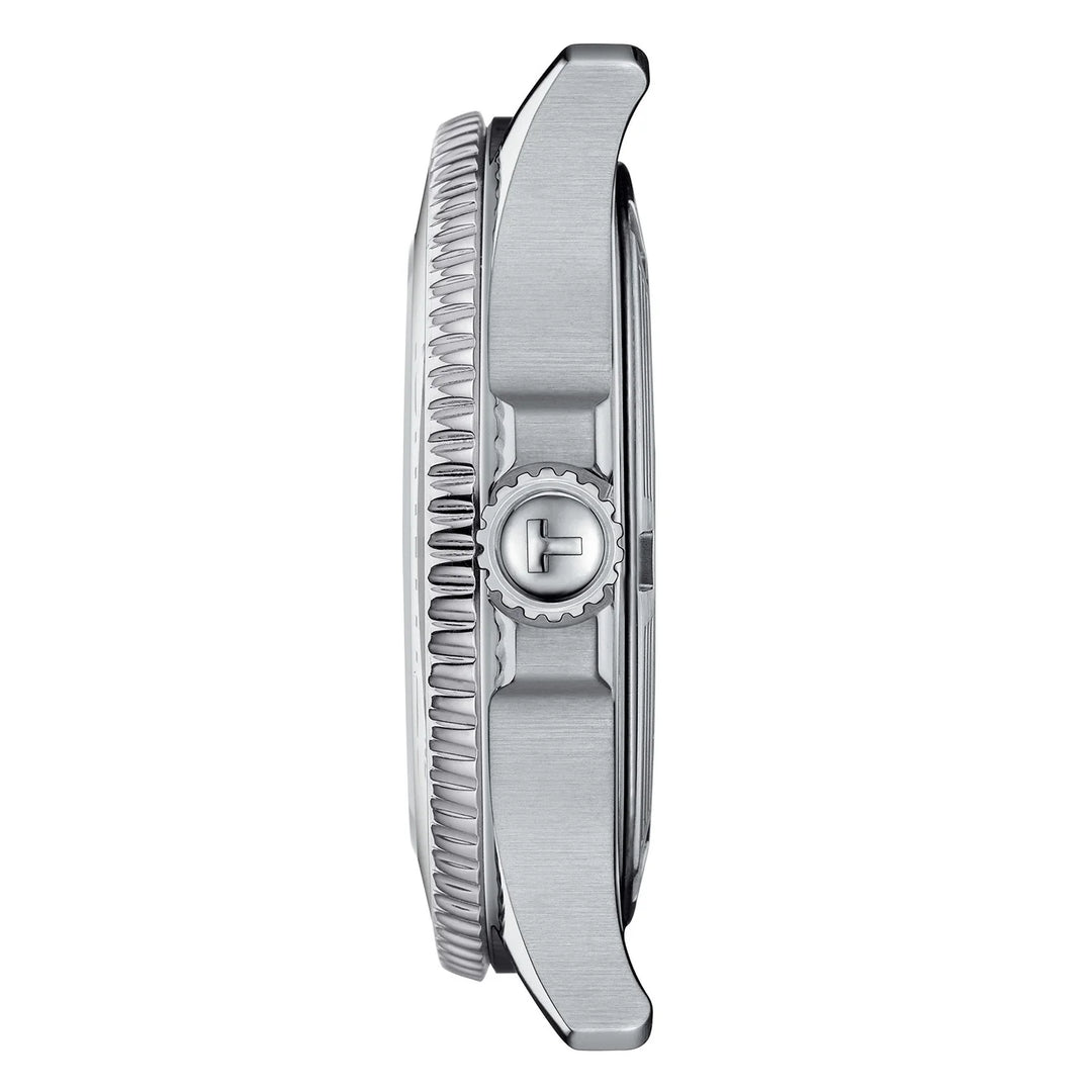 Tissot  T1202101711600 Seastar 1000 36mm Mother of Pearl Dial White Silicone Strap Men's Watch - mzwatcheslk srilanka