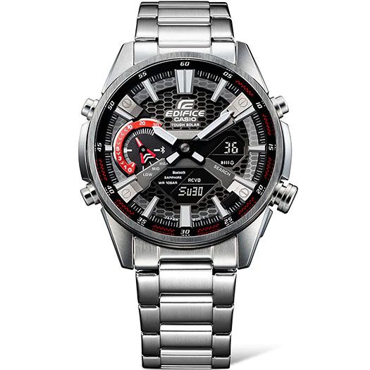 Casio ECB-S100D-1AEF Edifice Tough Solar Bluetooth Stainless Steel Bracelet Men's Watch - mzwatcheslk srilanka