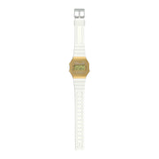 Casio A168XESG-9AEF Vintage Transparent Resin Strap Illuminator Men's & Women Watches - mzwatcheslk srilanka