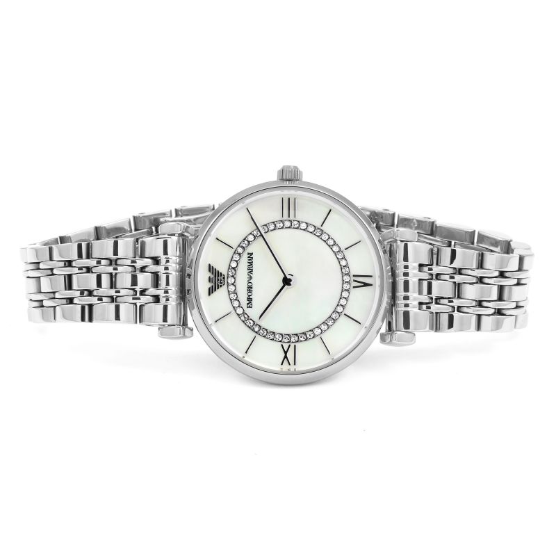 Emporio Armani AR1908 Mother of Pearl Dial Stainless Steel