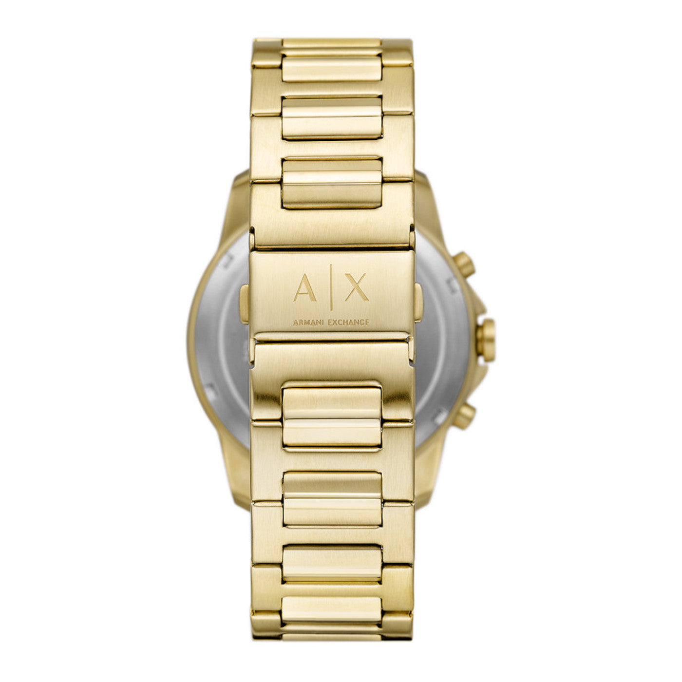 Armani Exchange AX1746 44mm Green Chronograph Dial Gold Tone Stainless ...