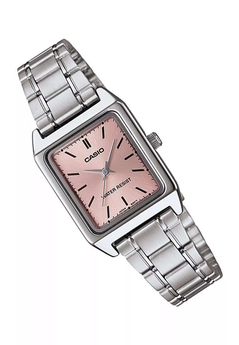 Casio LTP-V007D-4E Cartier Tank Style Analog Quatrtz Stainless Steel Women’s Watch