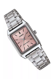 Casio LTP-V007D-4E Cartier Tank Style Analog Quatrtz Stainless Steel Women’s Watch