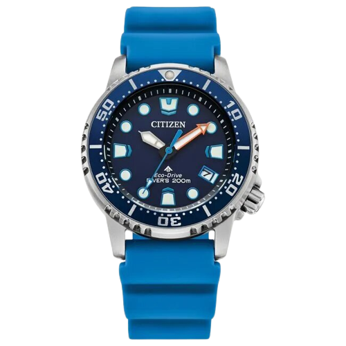 Citizen EO2028-06L Promaster Diver Eco-Drive 36.5mm Blue Dial Blue Polyurethane Strap Women’s Watch