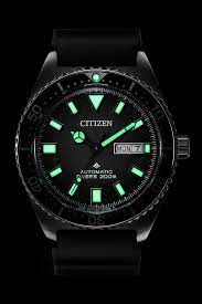 Citizen NY0120-01E Promaster 200M Automatic Rubber Strap Men’s Watch