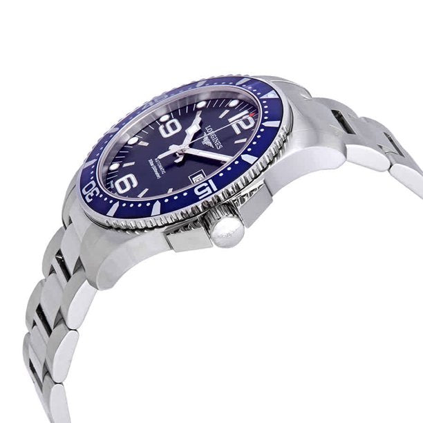 LONGINES L38414966 HydroConquest 44mm Automatic Diver Blue Dial Men's Watch - mzwatcheslk srilanka