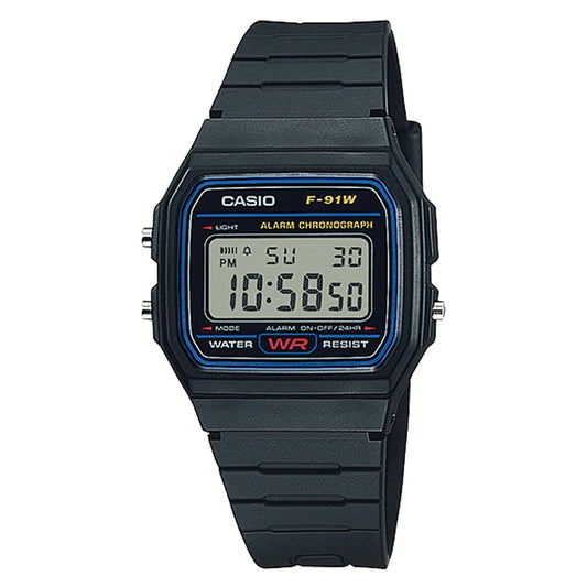 Casio F-91W-1SDG Classic Chronograph Men's Watch - mzwatcheslk srilanka