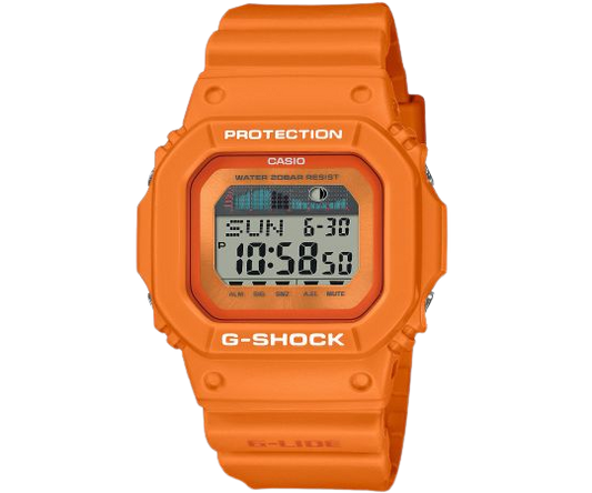 Casio Gshock GLX-5600RT-4ER Sports Digital Dial Orange Resin Strap Men's & Women's Watch