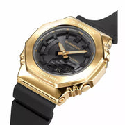 Casio  GM-S2100GB-1AER  G-Shock Gold Toned Case Black Strap 2100 Series Men & Women Watches