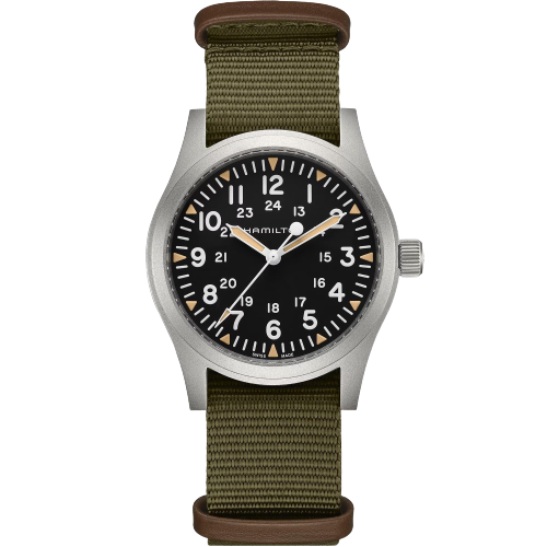 Hamilton H69529933 Khaki Field Mechanical 42mm Black Dial Men's Watch