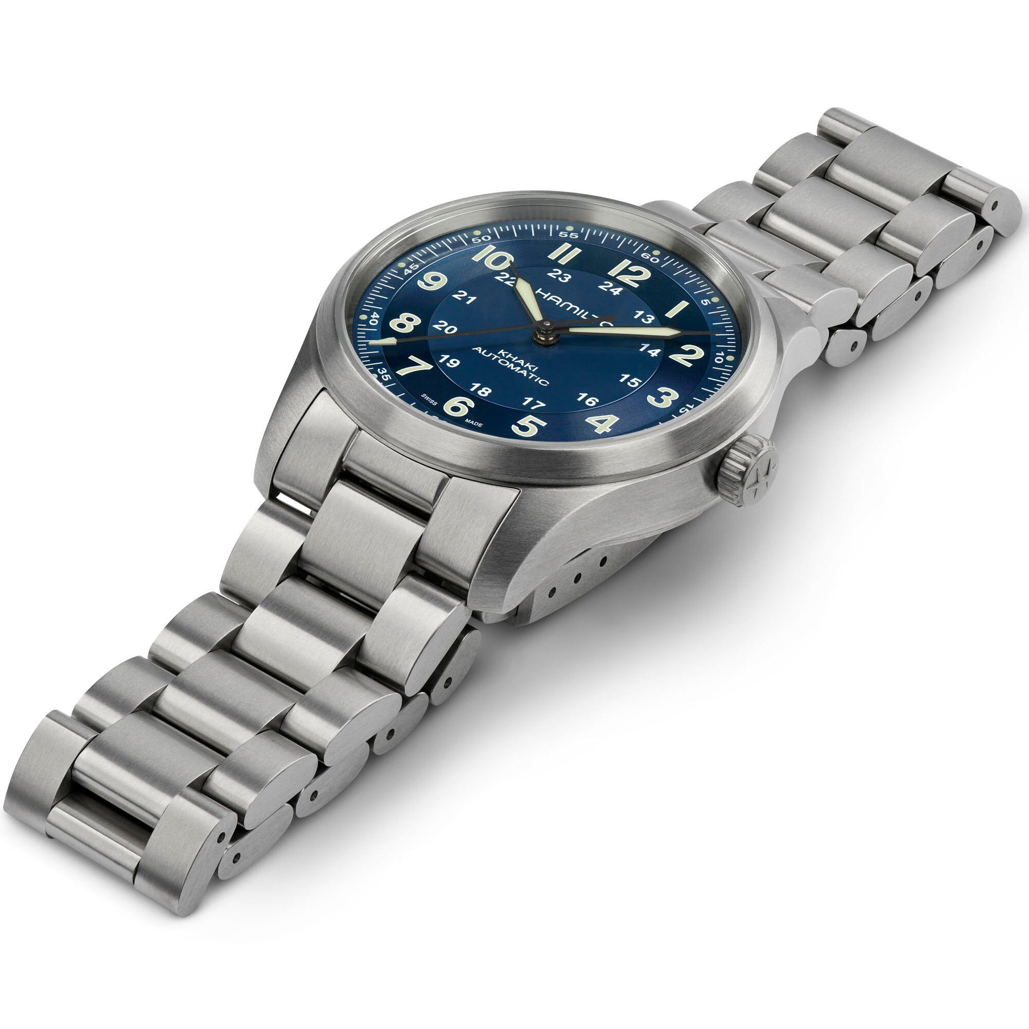 Hamilton khaki field outlet blue dial