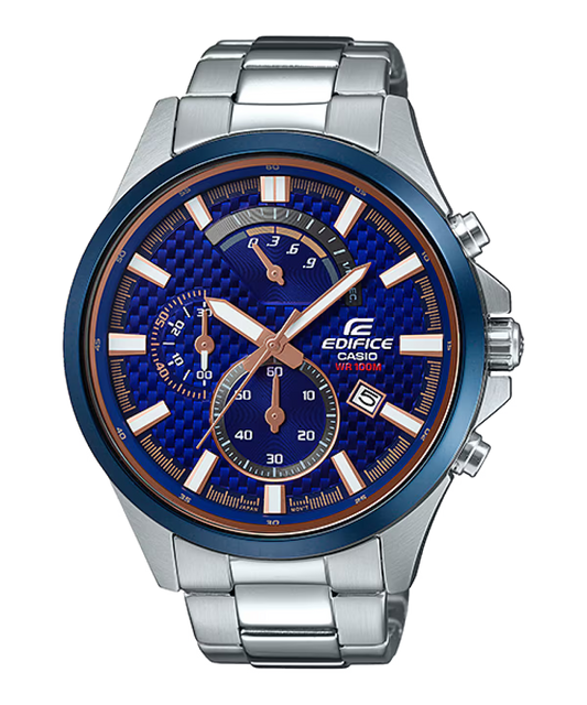 Casio EFV-530DB-2A.G Edifice  Chronograph Stainless Steel Mens Watch