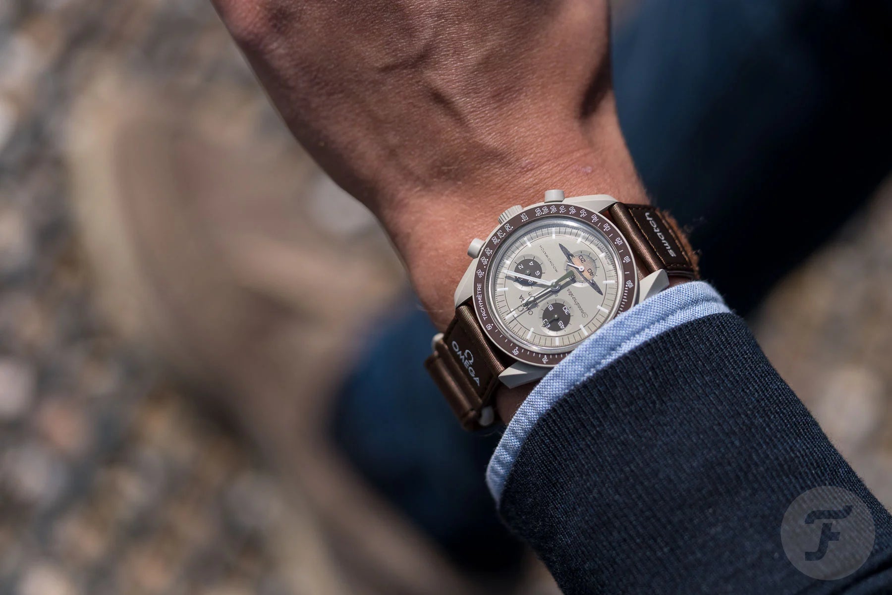 Omega x Swatch Speedmaster ‘Mission to Saturn’ Moonswatch(AVAILABLE ONLINE)