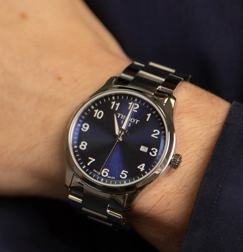 Tissot Gent XL  T1164101104700 Blue Dial  Stainless Steel Bracelet Men's Watch - mzwatcheslk srilanka