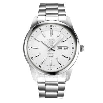 Seiko 5 Automatic White Dial SNKP09K1 Men's Watch(AVAILABLE ONLINE) - mzwatcheslk srilanka