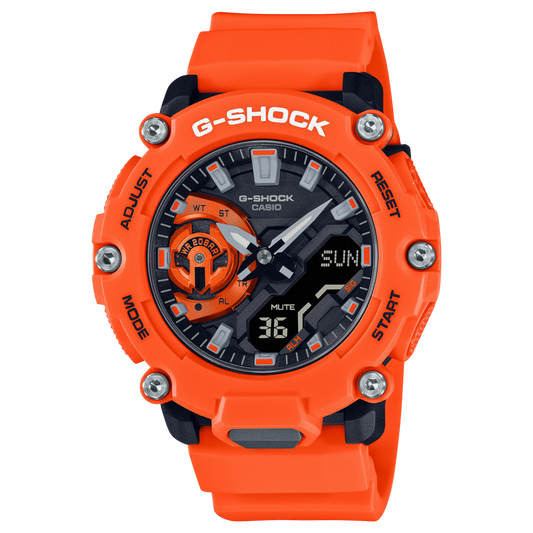 Casio GA-2200M-4AER  G Shock Carbon Core Guard Orange Men & Women Watches