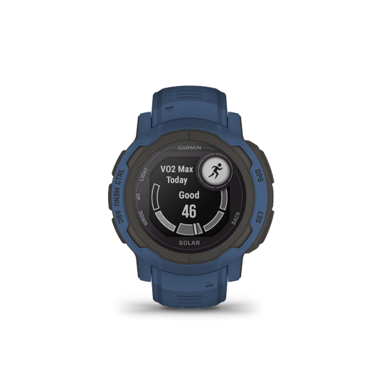 Garmin 010-02627-06 Instinct 2 Solar Tidal Blue Silicone Strap Men's & Women's Watch - mzwatcheslk srilanka