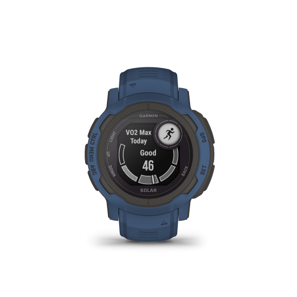 Garmin 010-02627-06 Instinct 2 Solar Tidal Blue Silicone Strap Men's & Women's Watch - mzwatcheslk srilanka