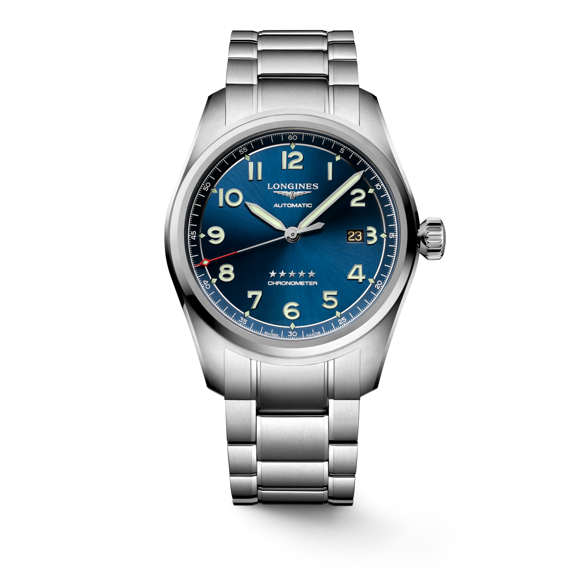 LONGINES L38114936 Spirit 42mm Stainless Steel Blue Dial Automatic