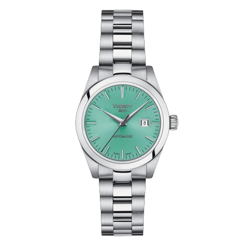 Tissot  T1320071109100 T My Lady Automatic 29.3mm Green Dial Stainless Steel Bracelet Women’s Watch