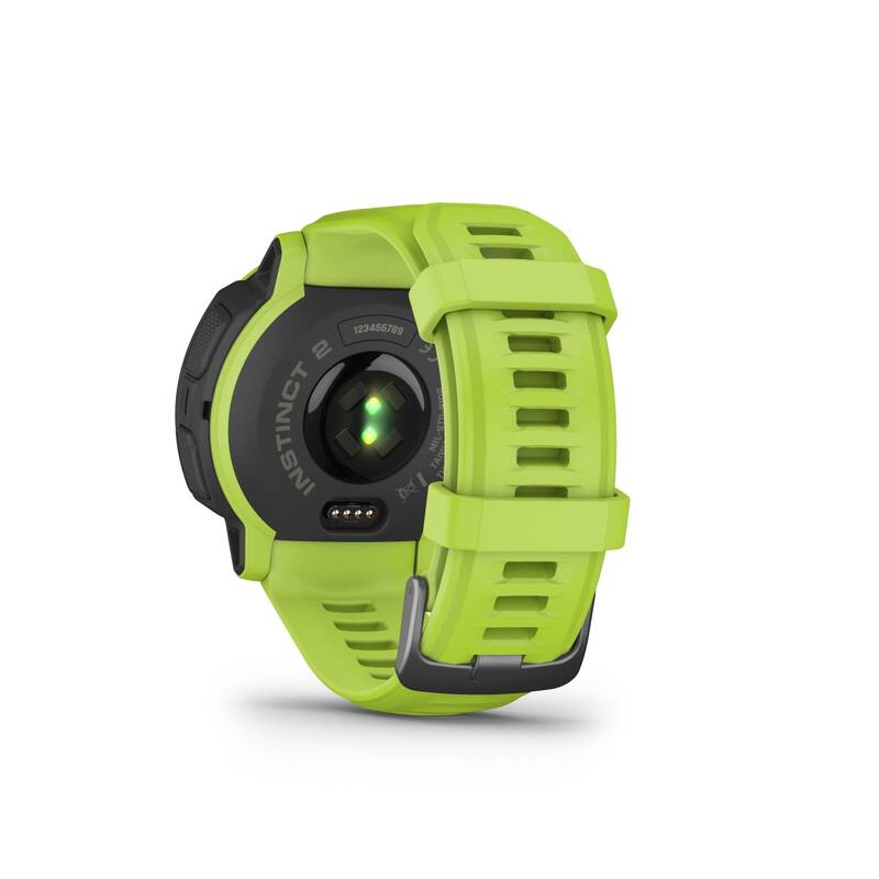 Garmin 010-02626-01 Instinct 2 Electric Lime Green Silicone Strap Men's & Women's Watch - mzwatcheslk srilanka