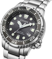 Citizen  BN0167-50H  Promaster Diver Eco Drive 44mm Grey Dial Stainless Steel Bracelet Men’s Watch