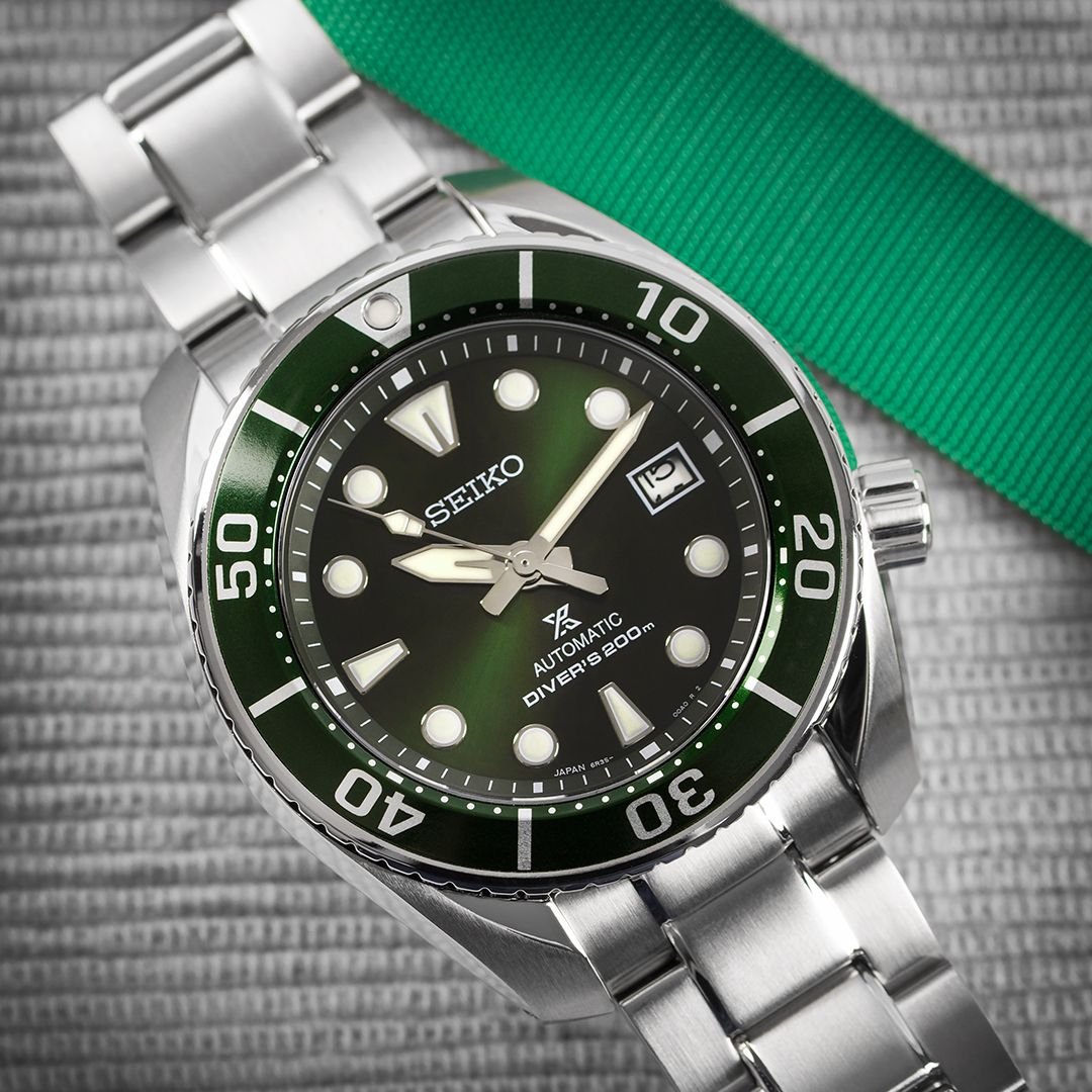 Seiko SPB103J1 Prospex Diver Sumo Green Stainless Steel Men s