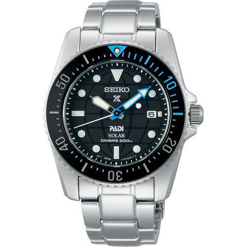 Seiko SNE575P1 Prospex PADI Compact 38.5mm Solar Scuba Diver Men's Watch
