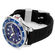Seiko SNE593P1 Prospex 42.8mm Solar Sapphire Blue Dial Black Silicone Strap Men's Watch