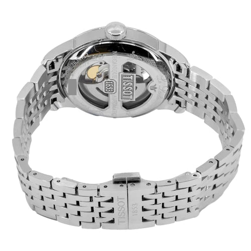 Tissot T0064071103302 Le Locle Powermatic 80 Silver Open Heart Dial Stainless Steel Bracelet Men's Watch