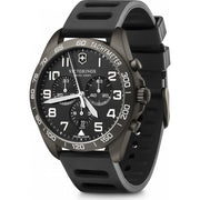 Victorinox Swiss Army241926.1 FieldForce Sport Chrono Black Rubber Strap Box Set Men's Watch - mzwatcheslk srilanka