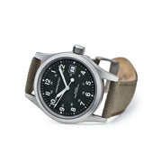 Hamilton H69439363 Khaki Field Officer Mechanical Green Canvas Strap Men's Watch - mzwatcheslk srilanka