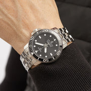 Tissot T1204071105100 Seastar 1000 Powermatic 80 Black Dial Stainless Steel Men's Watch - mzwatcheslk srilanka