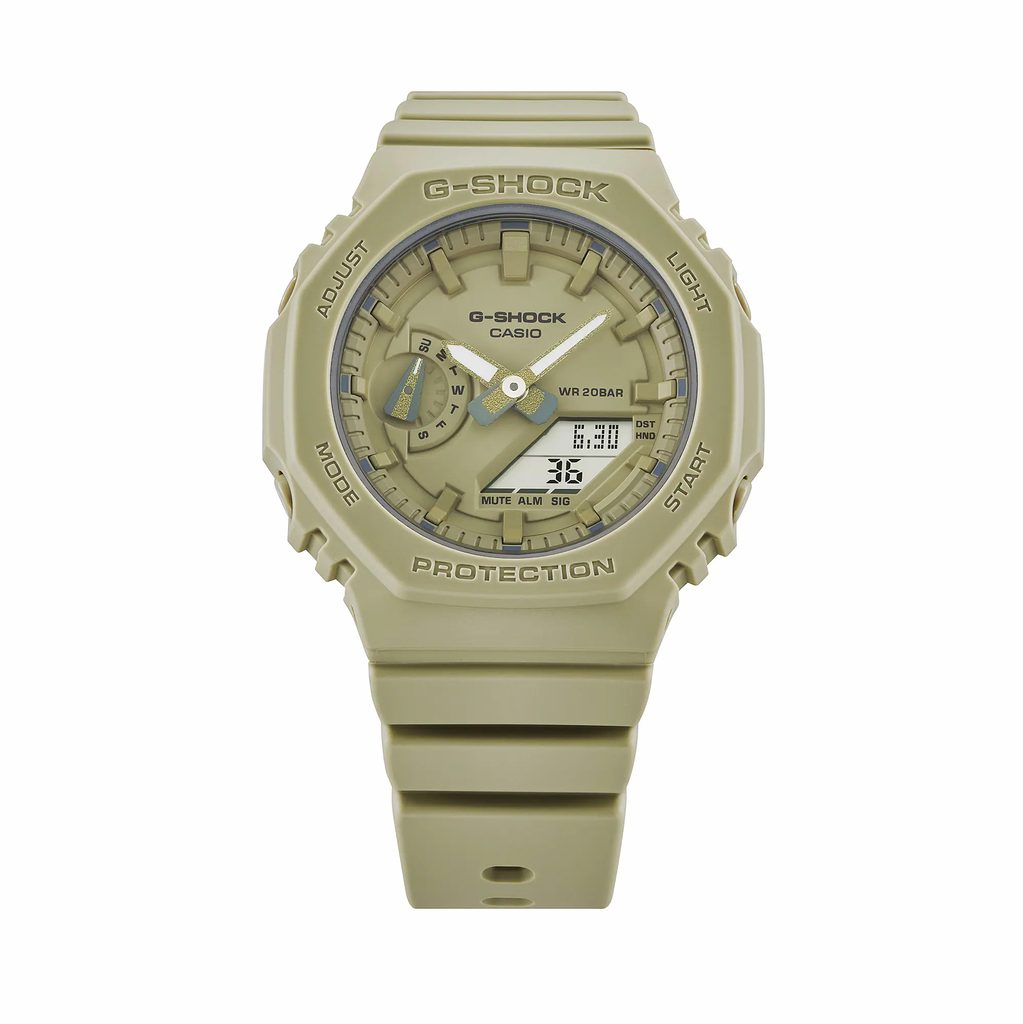 Casio G-Shock GMA-S2100BA-3AER  Basic Colour Series Khaki Green Men’s Watch - mzwatcheslk srilanka