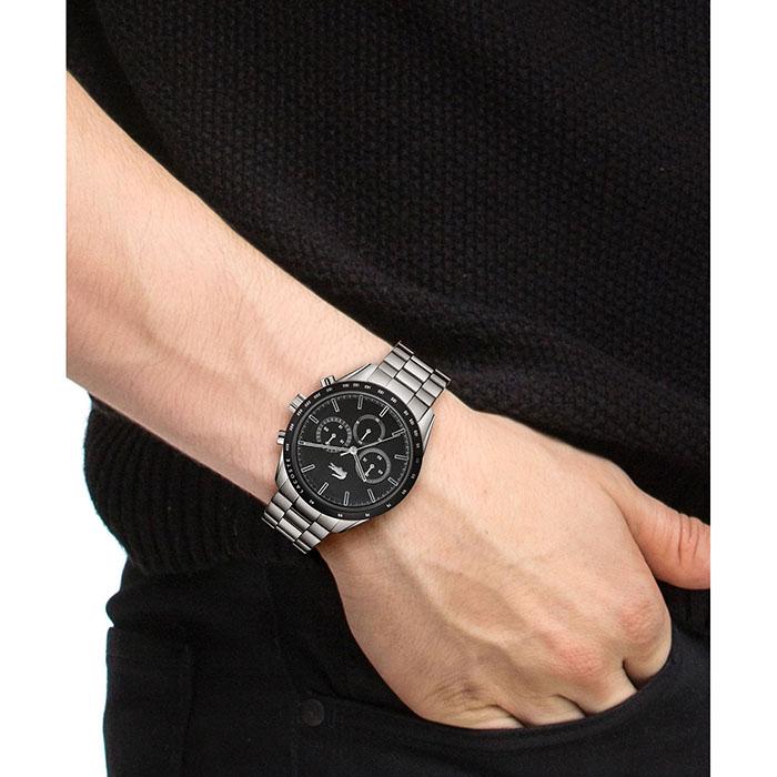Lacoste 2011079 Boston Stainless Steel Bracelet Black Dial Men's Watch - mzwatcheslk srilanka