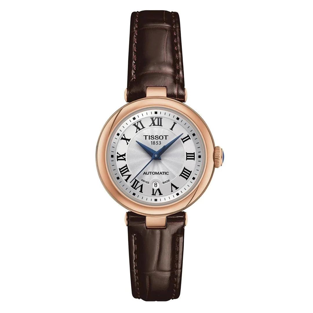 Tissot T1262073601300 Bellissima Automatic Leather Strap Women’s Watch - mzwatcheslk srilanka