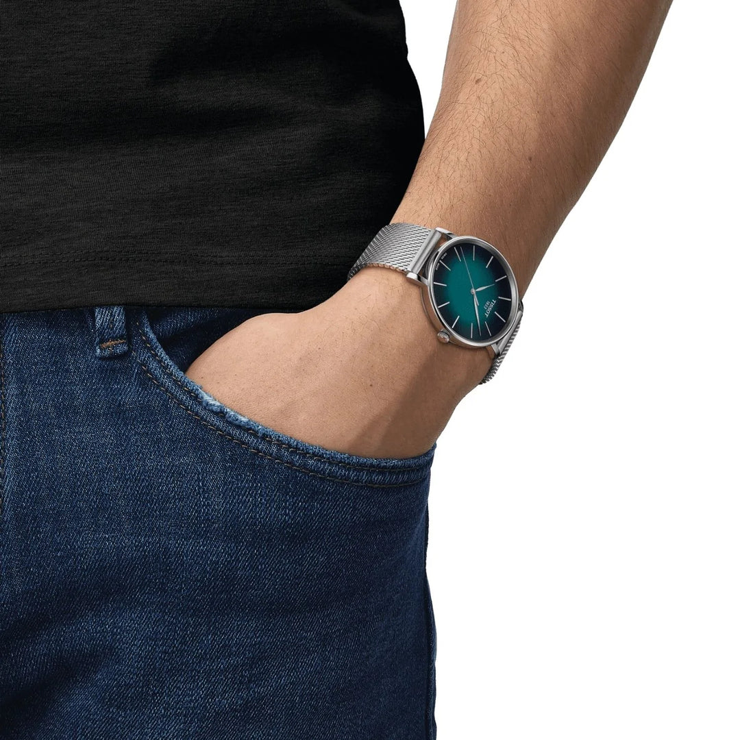 Tissot Everytime Teal Dial  Steel Mesh Bracelet T1434101109100 Men's Watch - mzwatcheslk srilanka