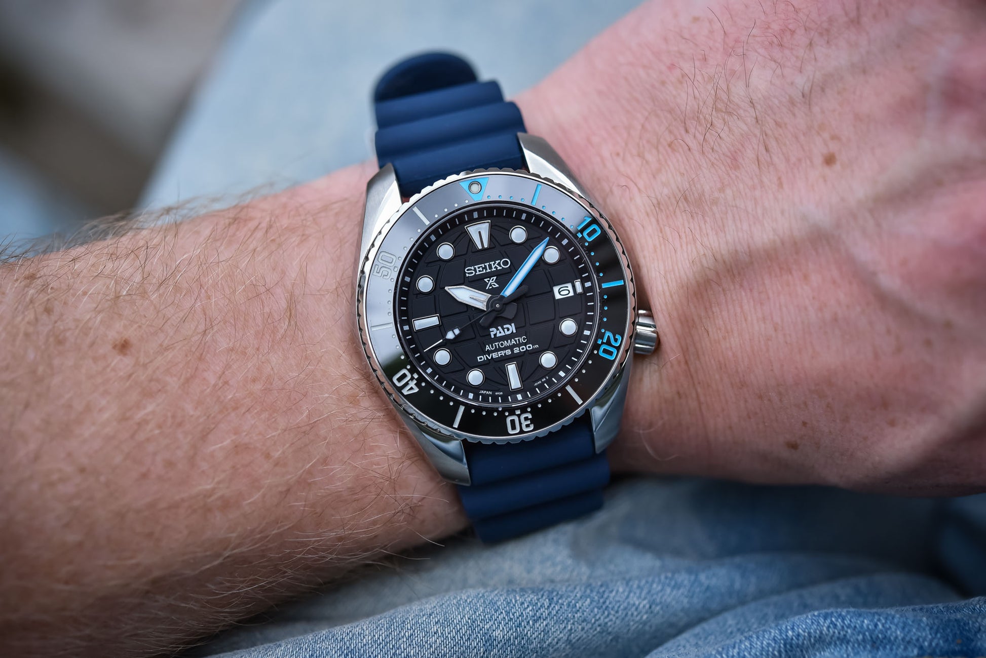 Seiko Prospex automatic steel 200M diver's watch SPB325J1