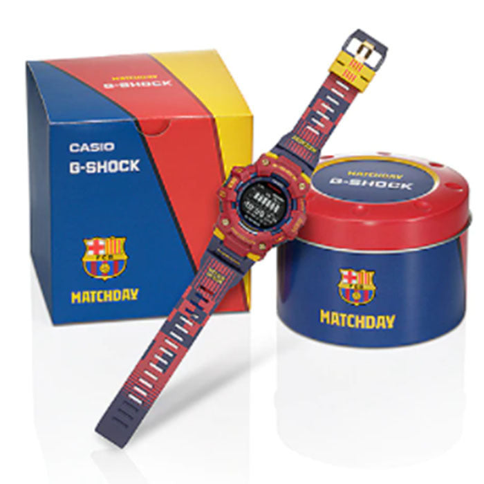 Casio G Shock GBD 100BAR 4ER FC Barcelona Matchday Collaboration Model mzwatcheslk