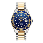 Roamer 220858 47 45 50  Rockshell Scuba Blue Dial Two Tone Stainless Steel Bracelet Men's Watch - mzwatcheslk srilanka